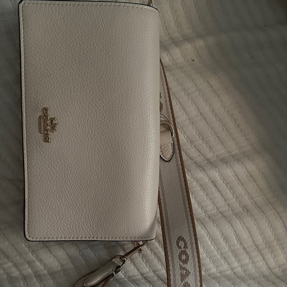 Coach Cream Crossbody Bag